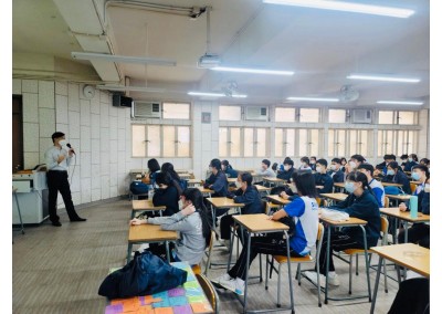 與「創知中學」合辦 「領袖生朋輩調解基礎培訓講座」 ( 2022年10月29日 )